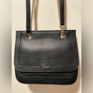 DKNY Leather Small Flap Crossbody